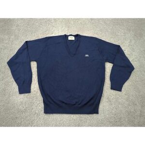 Vintage Signet‎ Sweater Mens XL Blue Bud Light Beer Made in USA